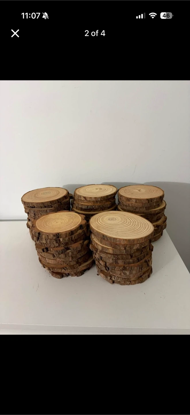 GNIEMCKIN Wood Slices (60 PCS) - photo 2