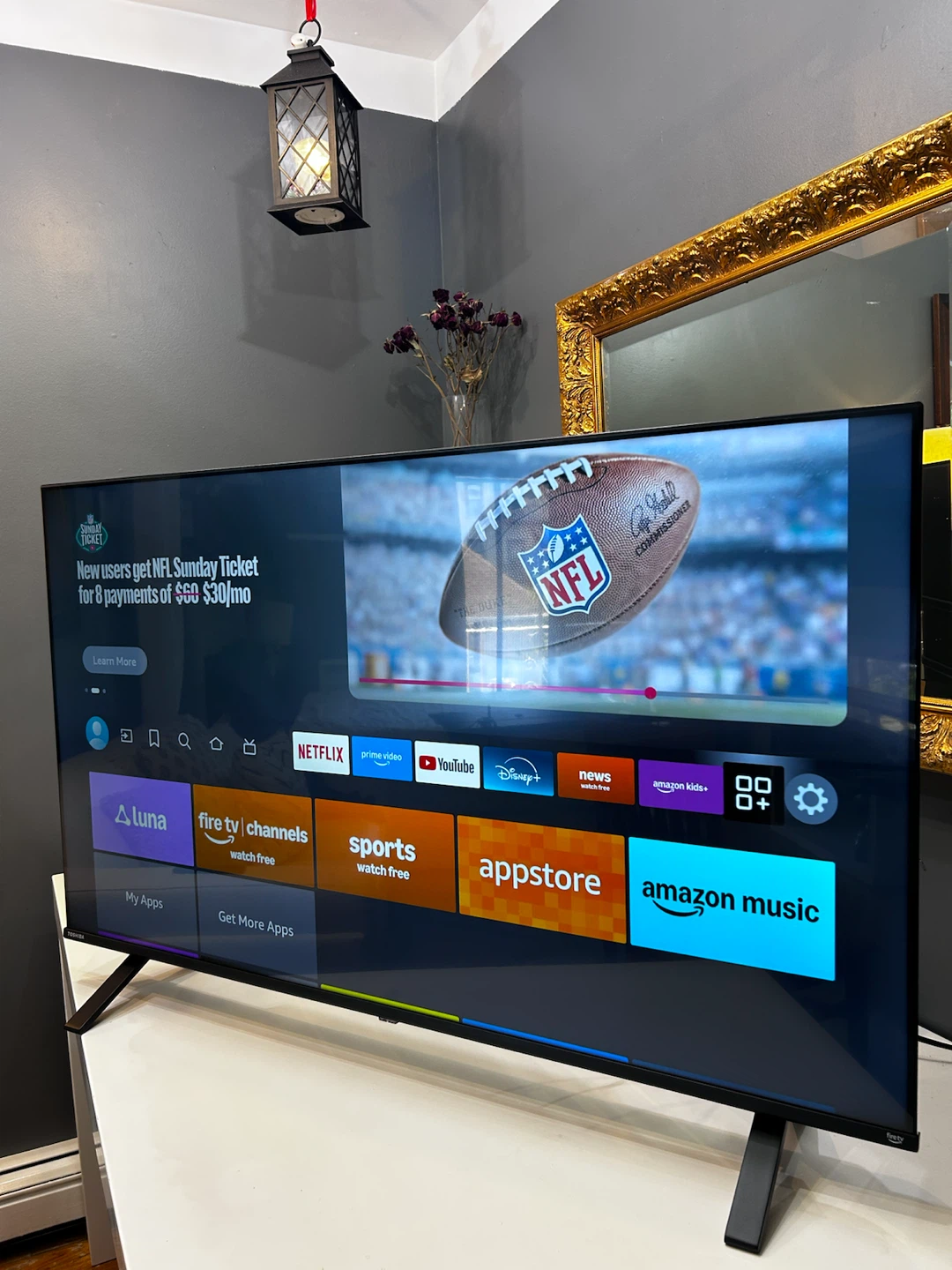 Toshiba 50”Smart TV 4Kwith Fire TV