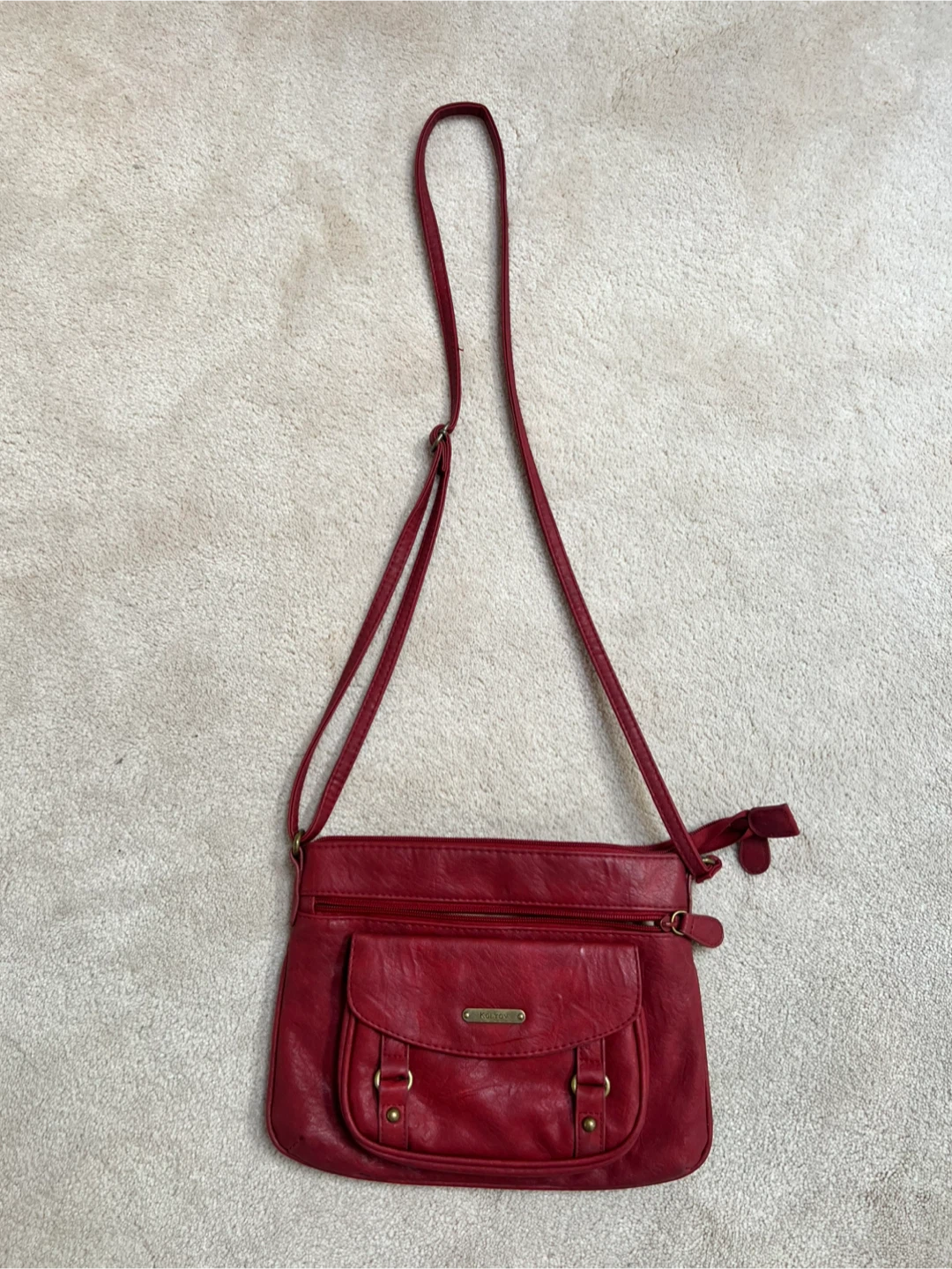 New Red Crossbody Purse