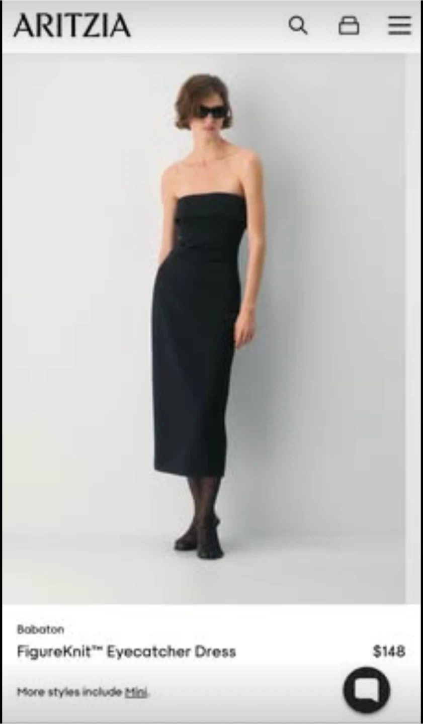 Babaton Black Off-the-Shoulder Eyecatcher Dress XS