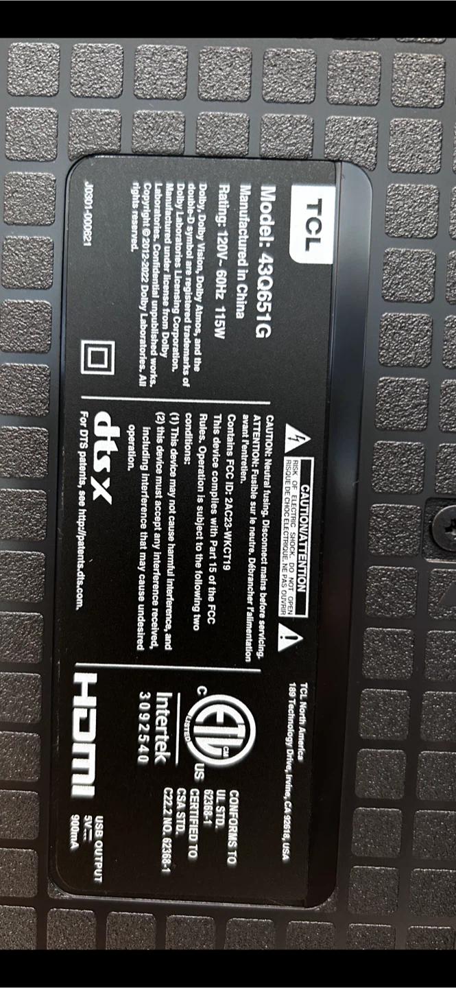 TCL 43" 43G51G QLED 4K UHD HDR Smart TV - photo 5
