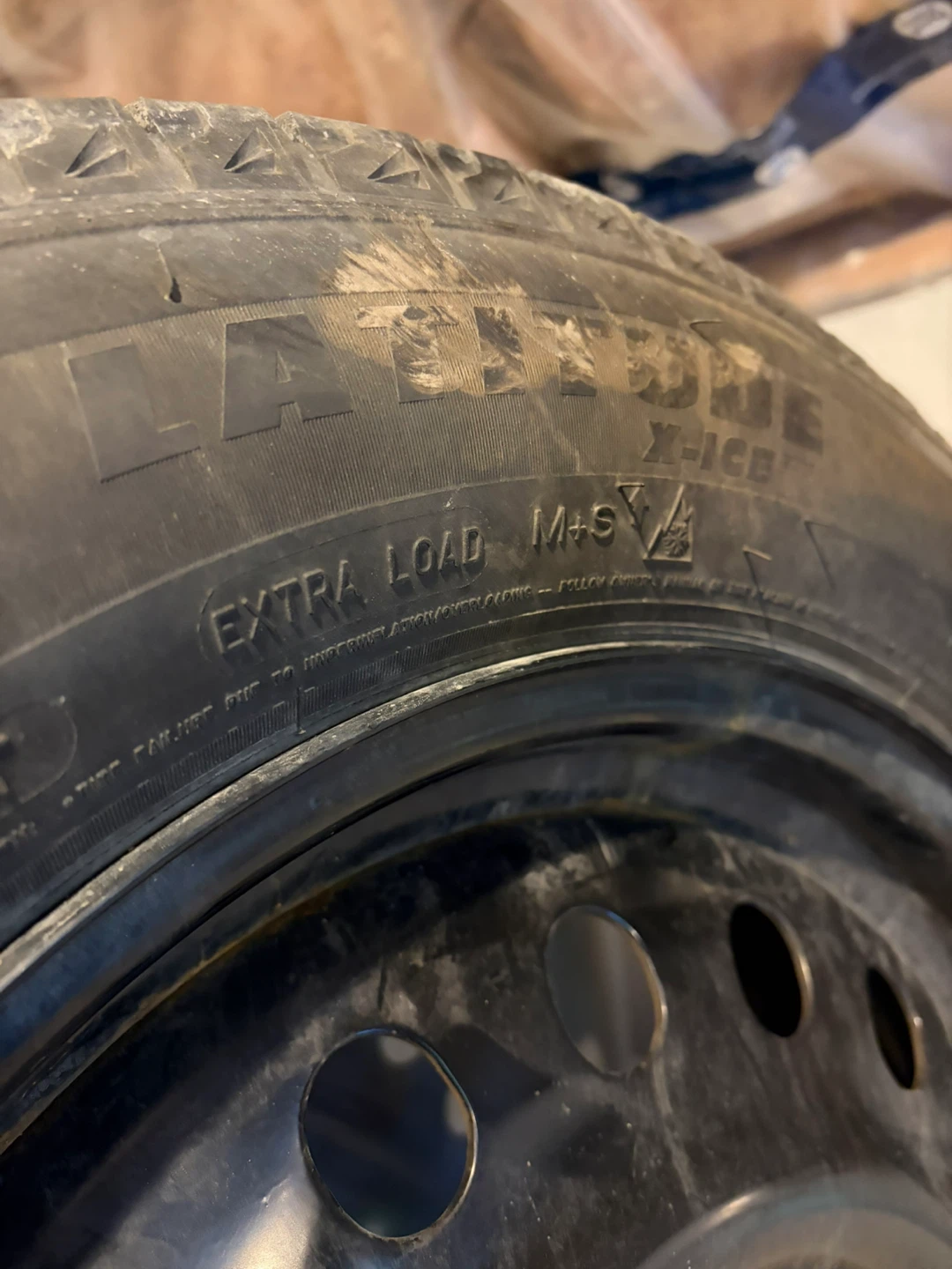 Michelin Latitude X-Ice Winter Tires on Steel Rims – 235/60R18 - photo 3
