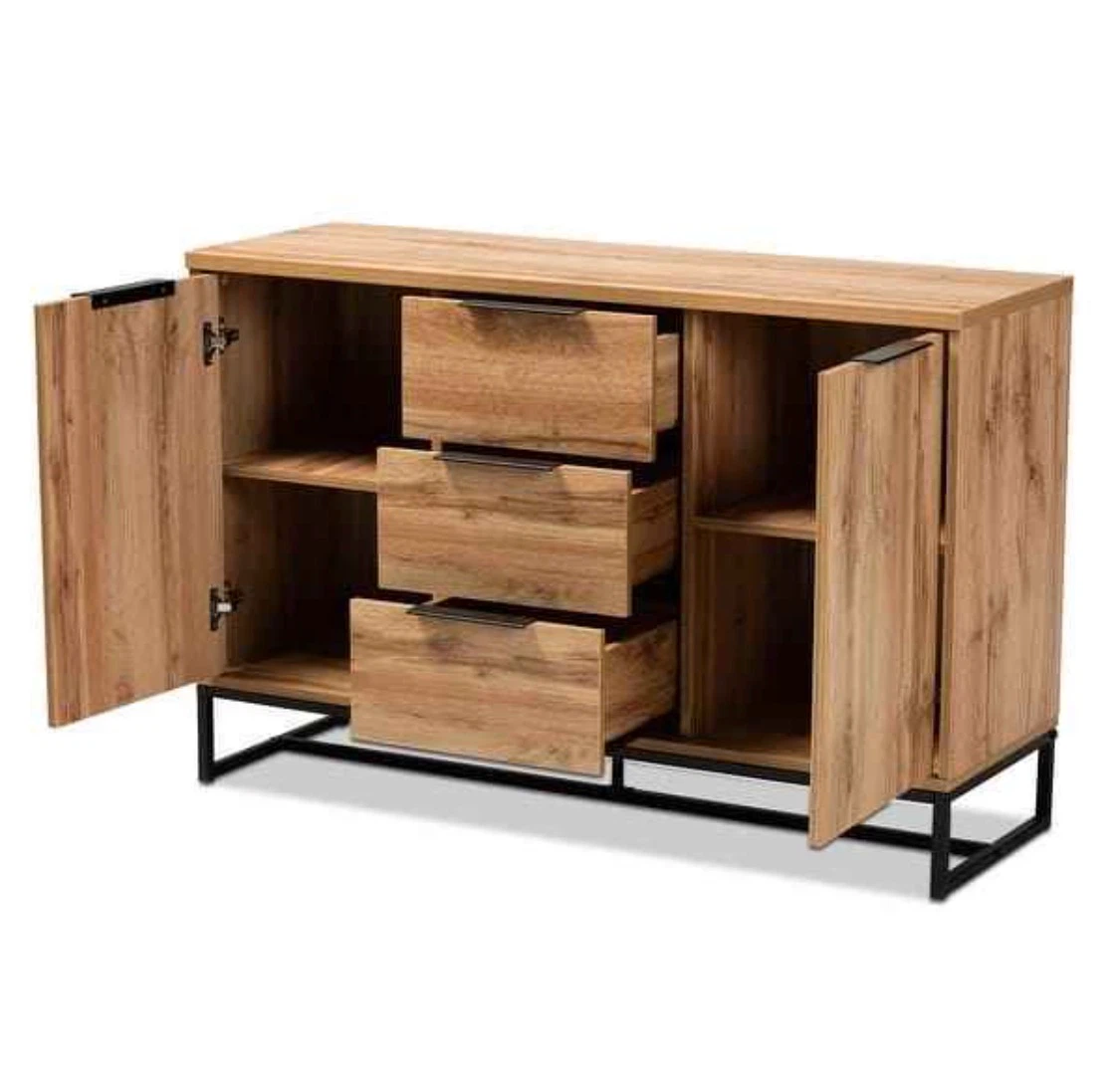 New 3-Drawer Storage Sideboard Buffet - photo 3
