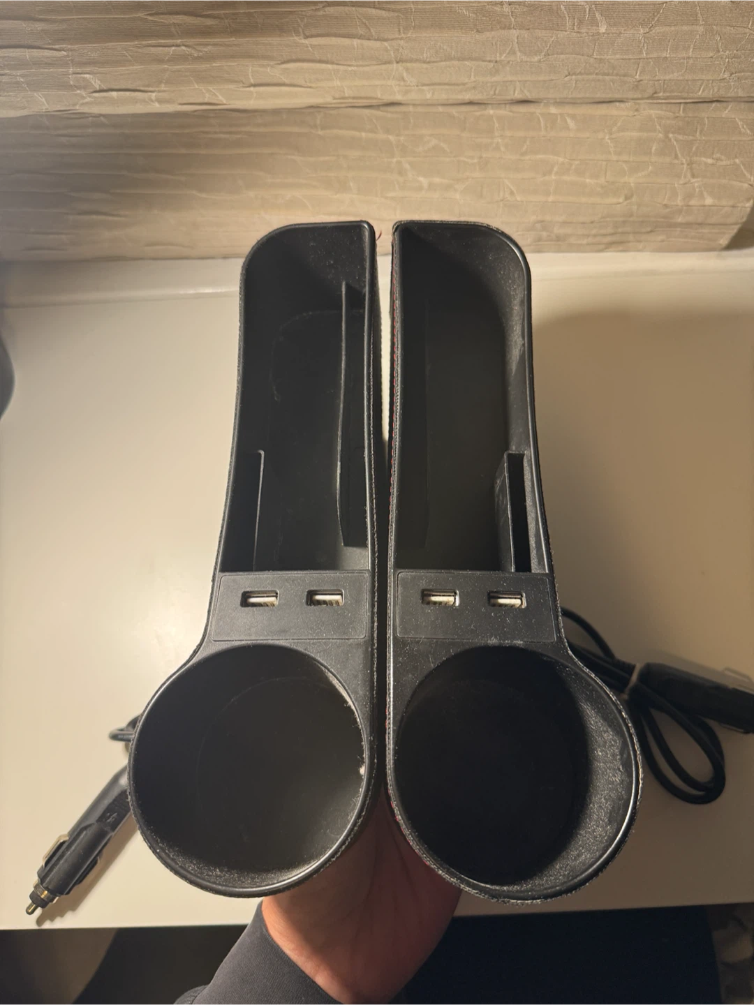 Car Seat Gap Organizer with USB Ports