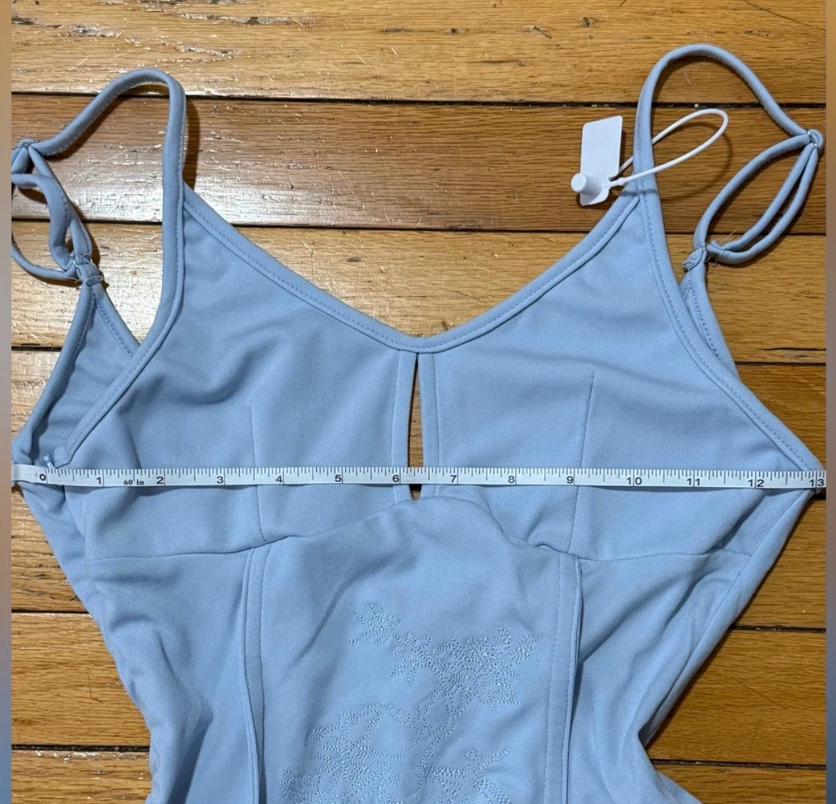 Y2K Baby Blue Maxi Dress XS - photo 4