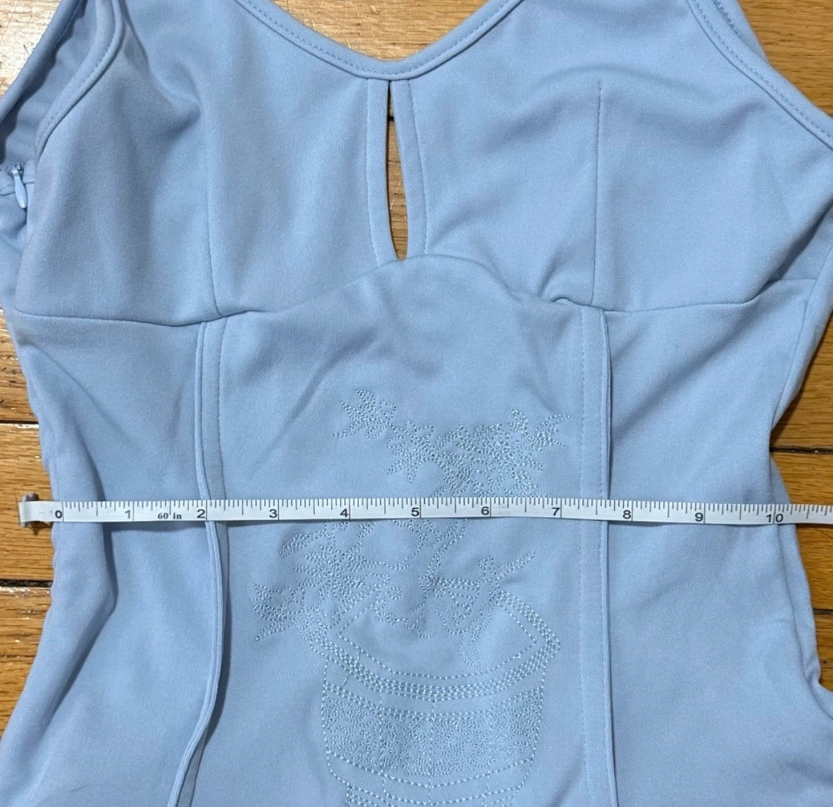 Y2K Baby Blue Maxi Dress XS - photo 5