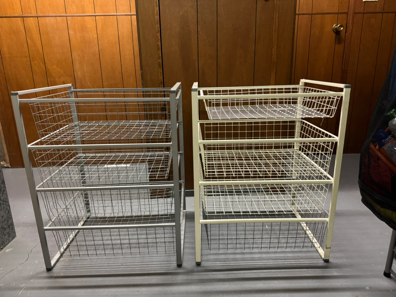 Wire Basket Storage Shelves – 2 Units - photo 2