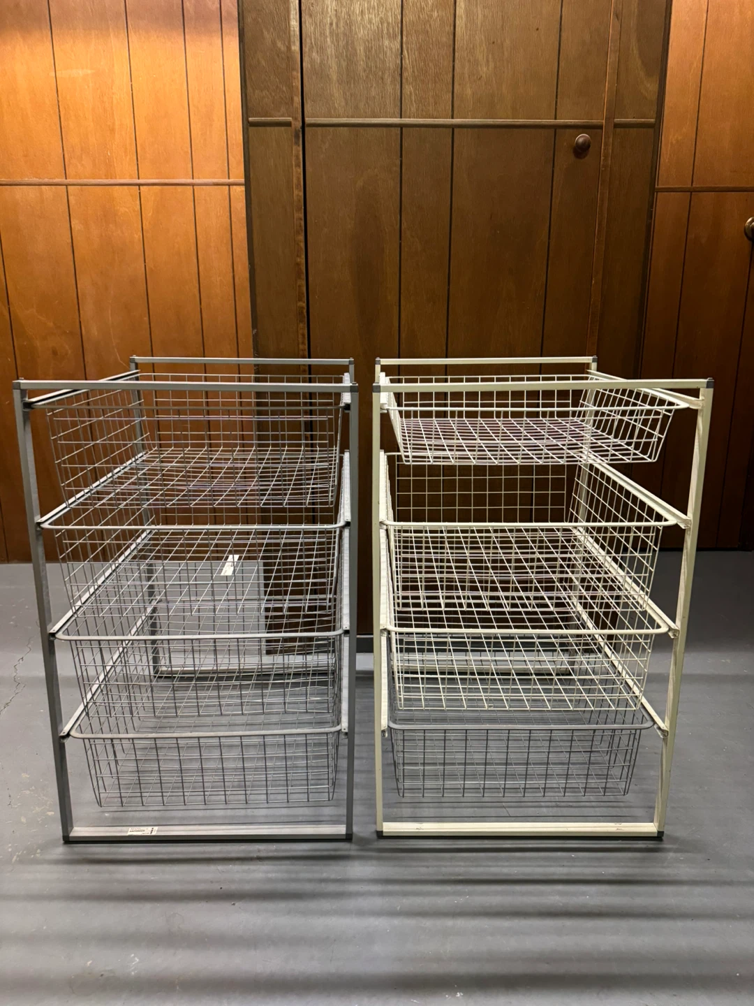 Wire Basket Storage Shelves – 2 Units - photo 3