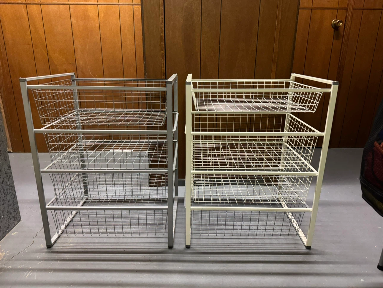 Wire Basket Storage Shelves – 2 Units - photo 4