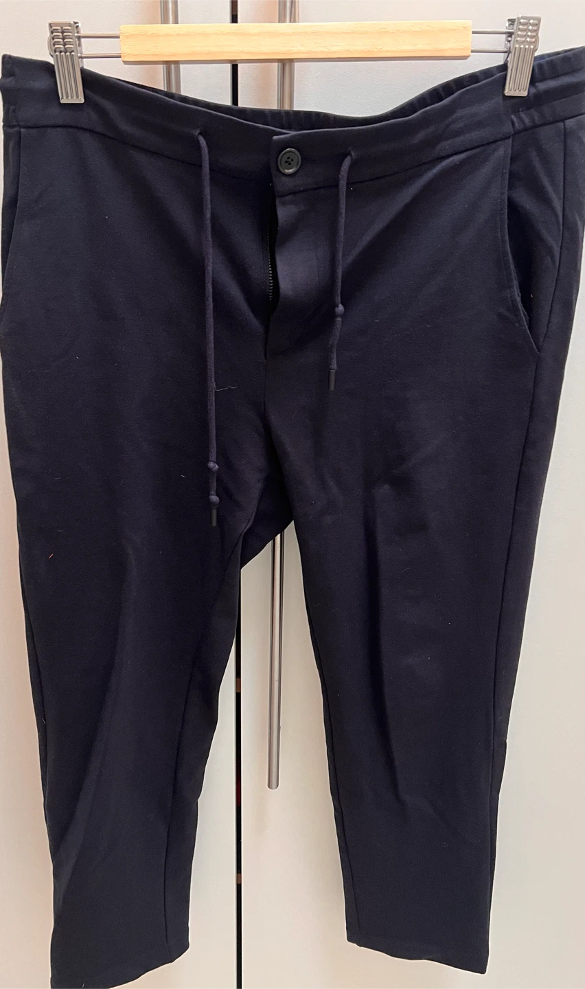 Patrick Assaraf M Stretch Drawstring Track Pants