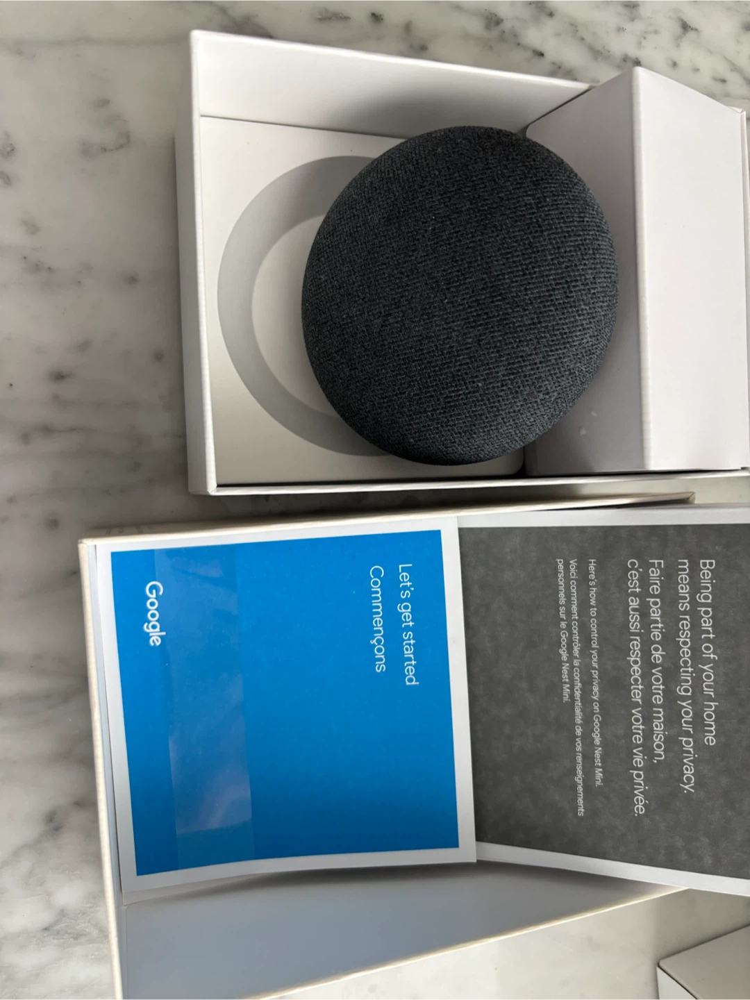 Google Nest Mini Smart Speaker - Charcoal - photo 2