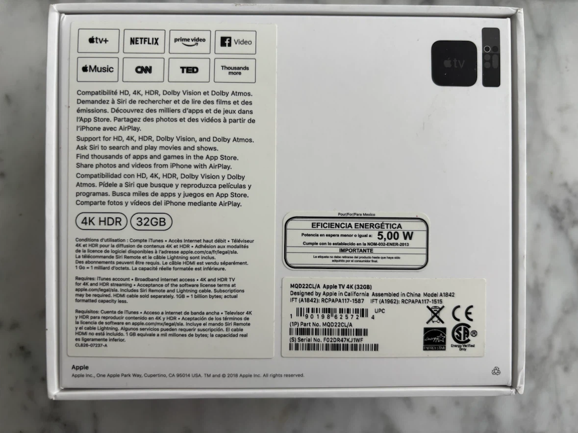 Apple TV 4K 32GB - photo 2