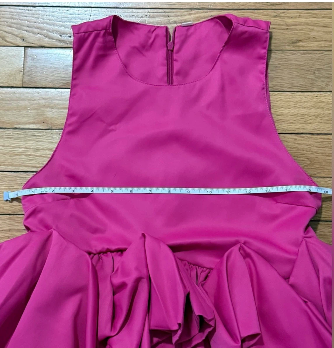 Fuchsia Pink Ruffle Two Piece Skirt Set XS - photo 4