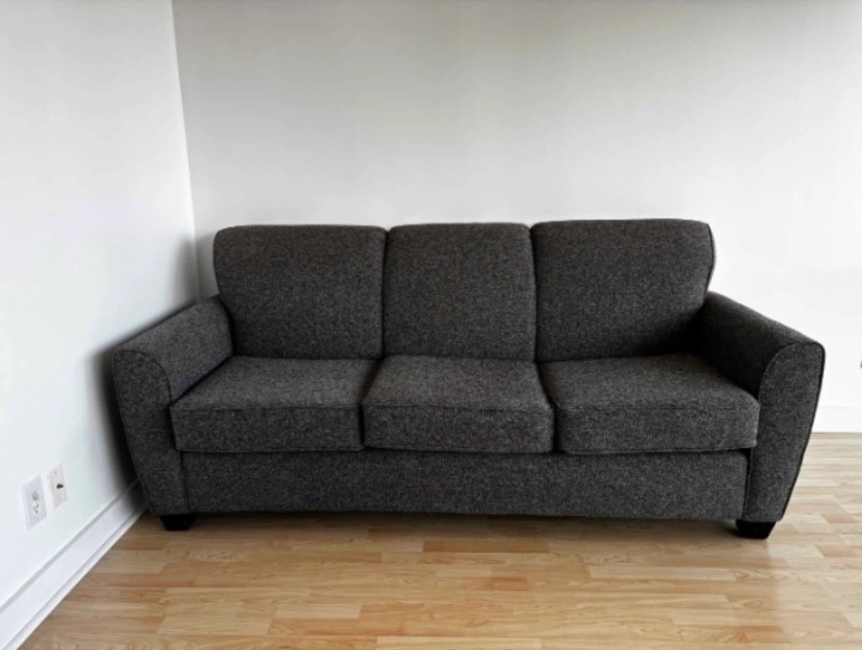 Charcoal Grey 3-Seat Sofa | Great Condition - photo 2