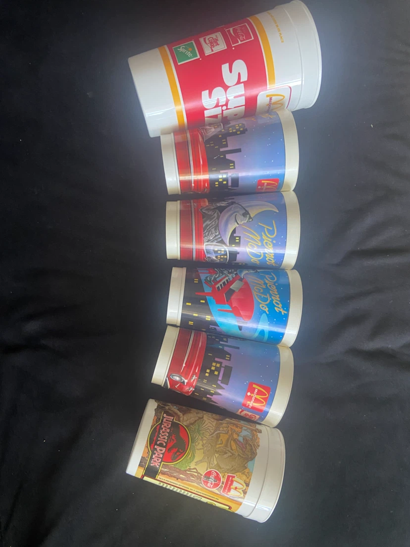 Collection of 6 McDonald's Cups