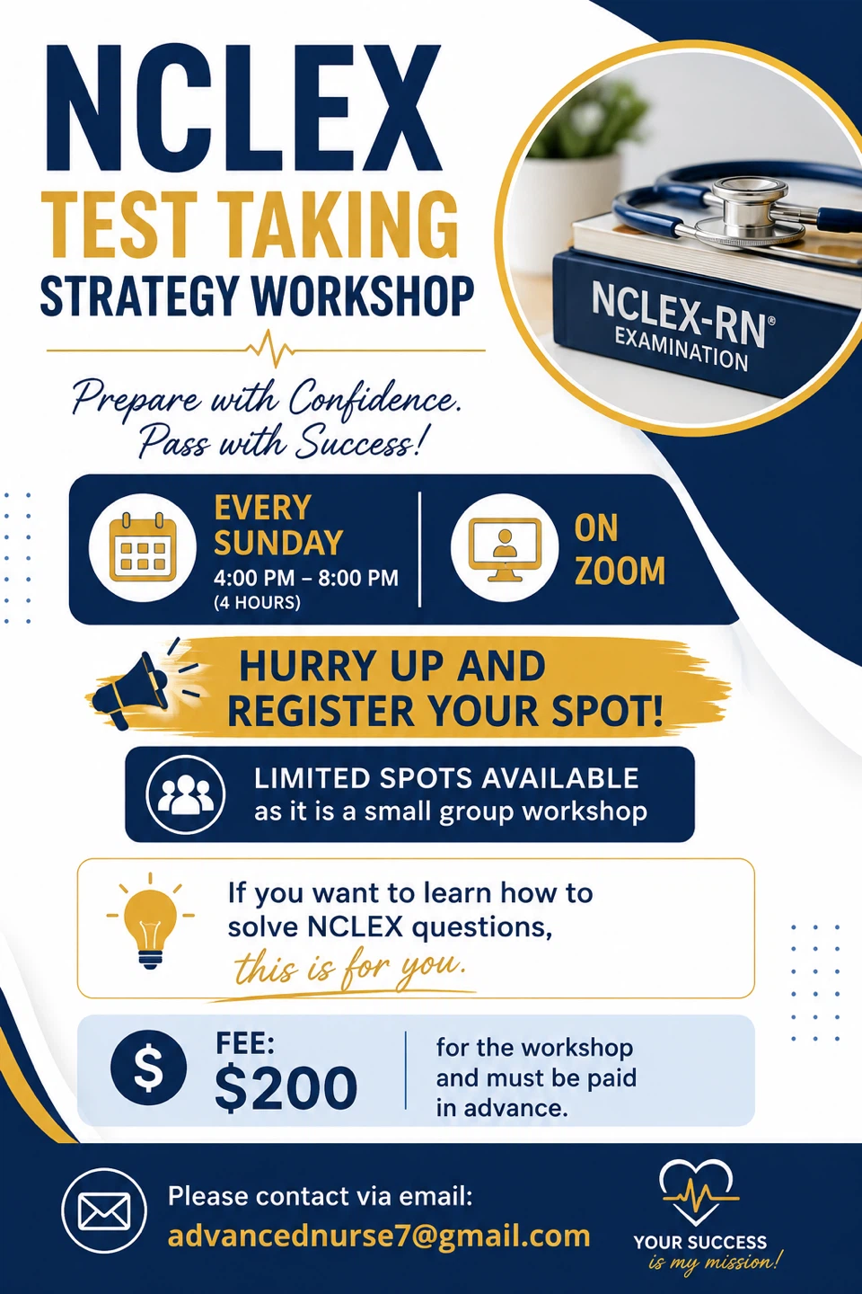 NCLEX Test Taking Strategy Workshop - Online