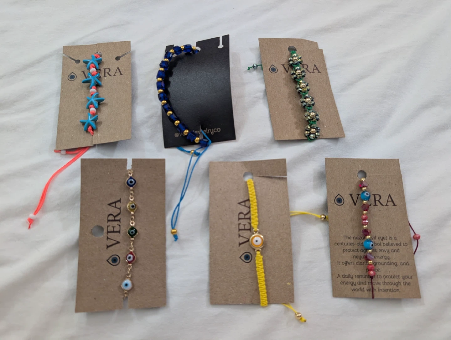 Vera Bracelets - Evil Eye & Starfish Designs