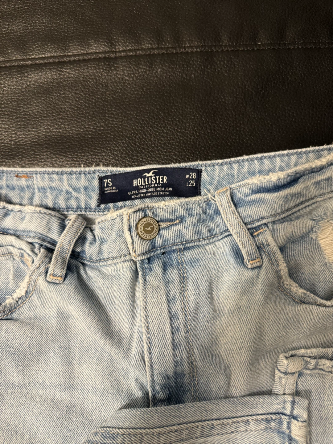 Hollister High-Rise Mom Jeans - 7 short - photo 3