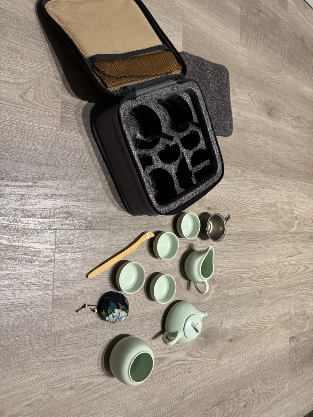 Portable Ceramic Tea Set