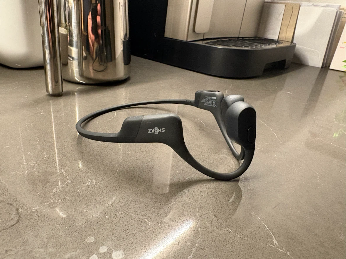 SHOKZ OpenRun Bone Conduction Headphones, Black, USB-C Charging - photo 2