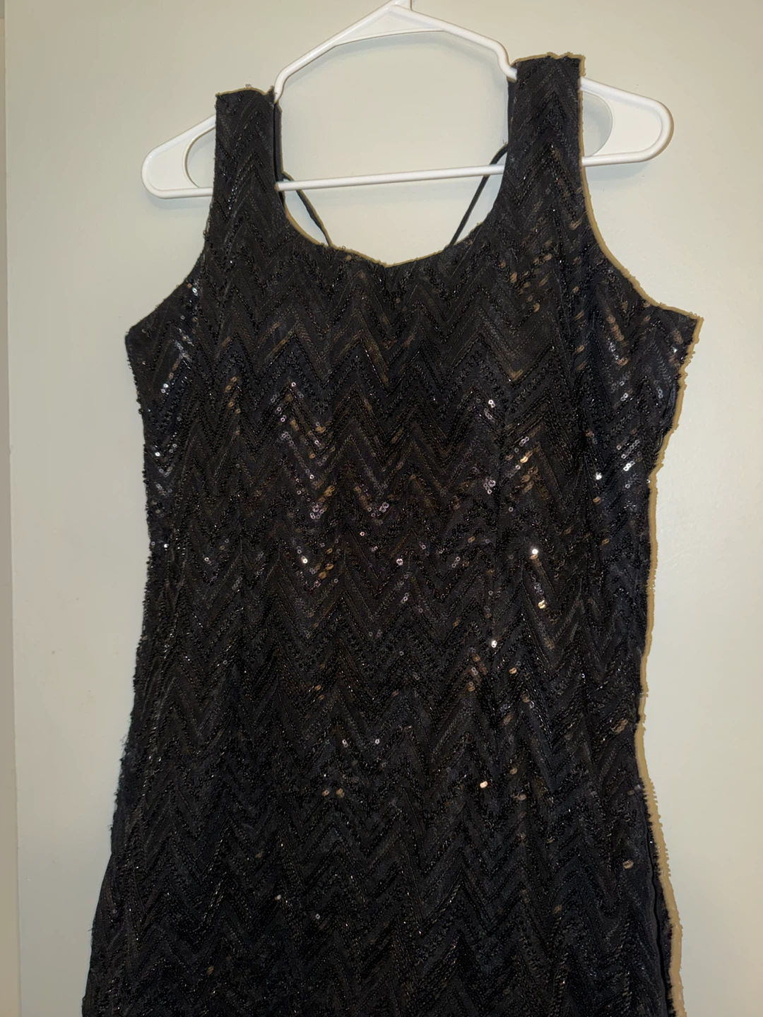 Sparkly Black Flapper Style Dress - photo 2