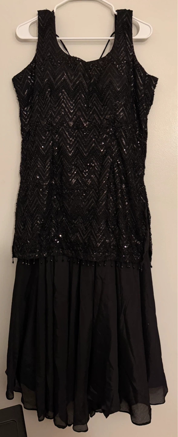 Sparkly Black Flapper Style Dress - photo 3