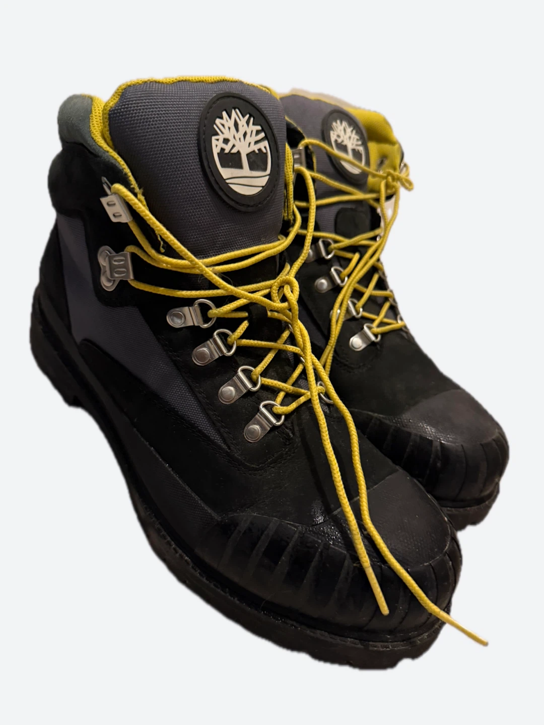 Timberland Men's Black and Grey Hiking Boots