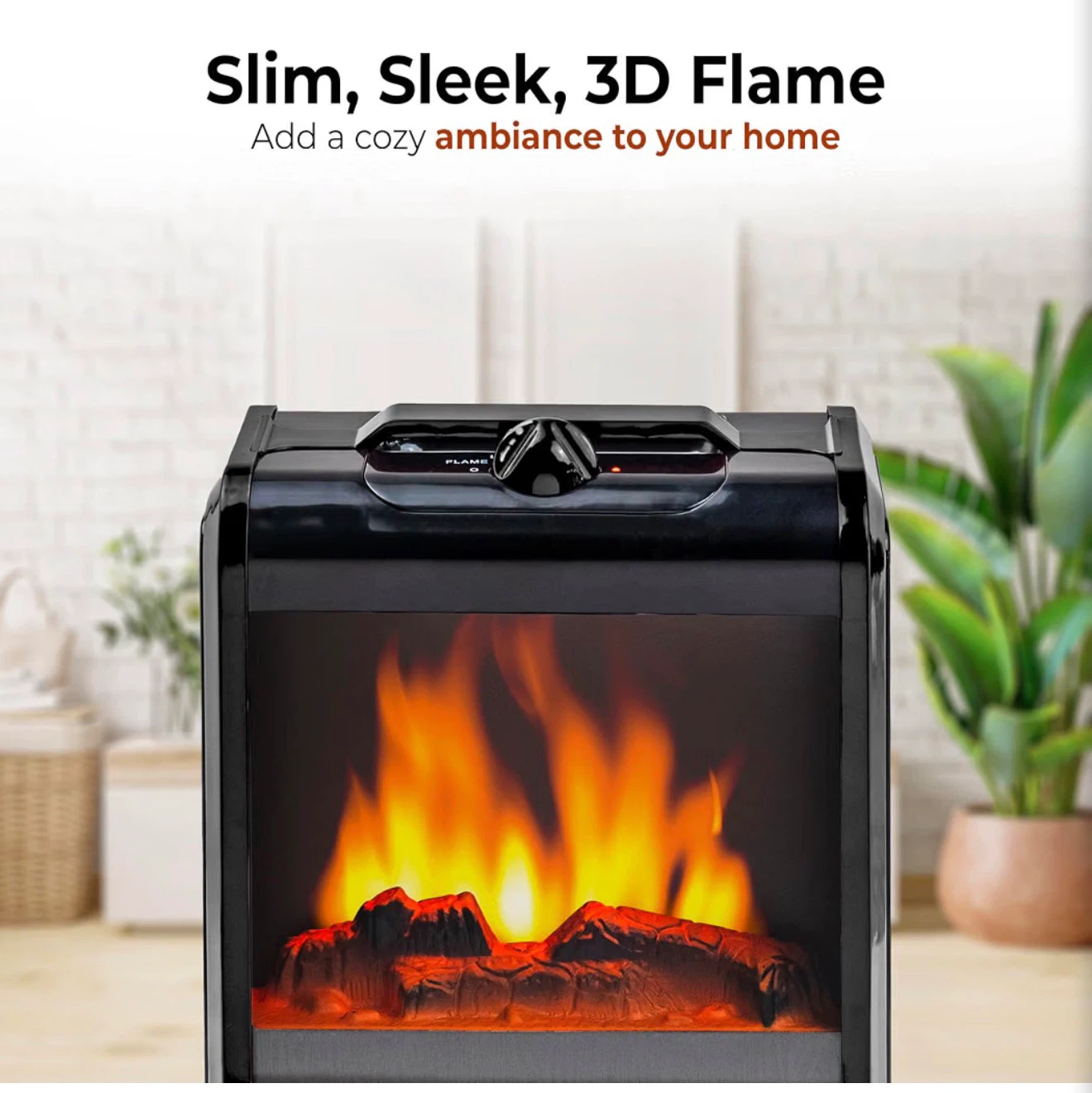 Comfort Zone Electric Fireplace Heater