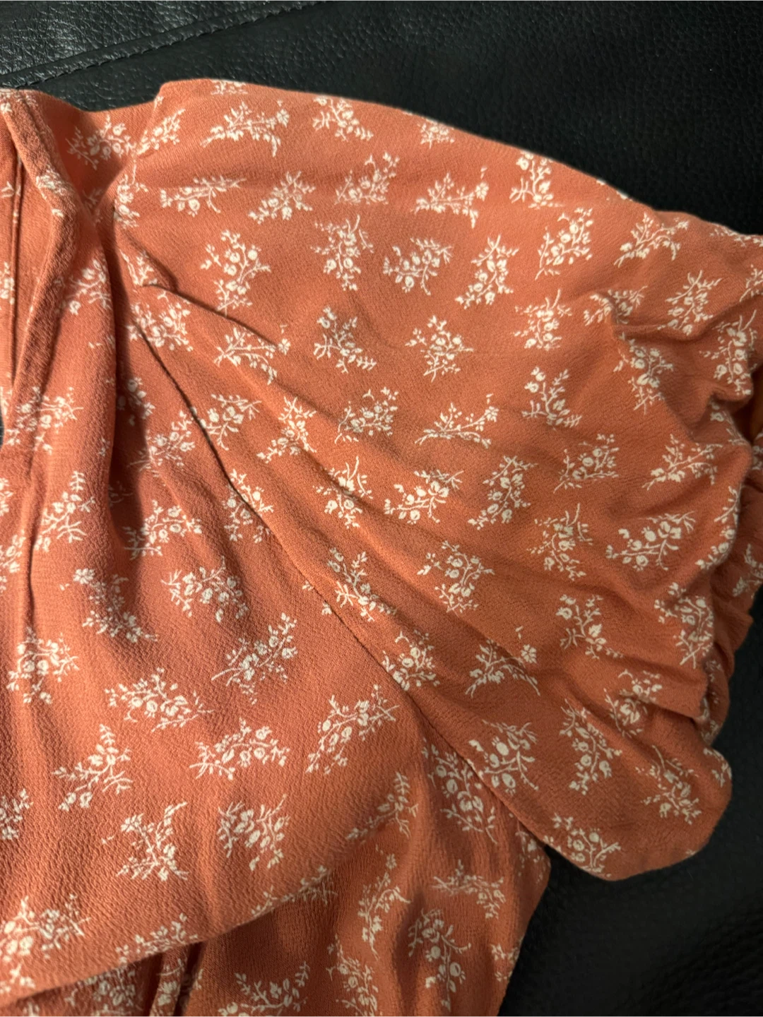 American Eagle Floral Wrap Crop Top - M - photo 3