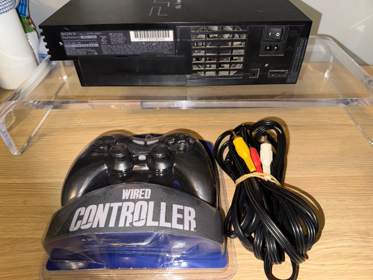Sony PlayStation 2 Console with Controller and AV Cable - photo 3