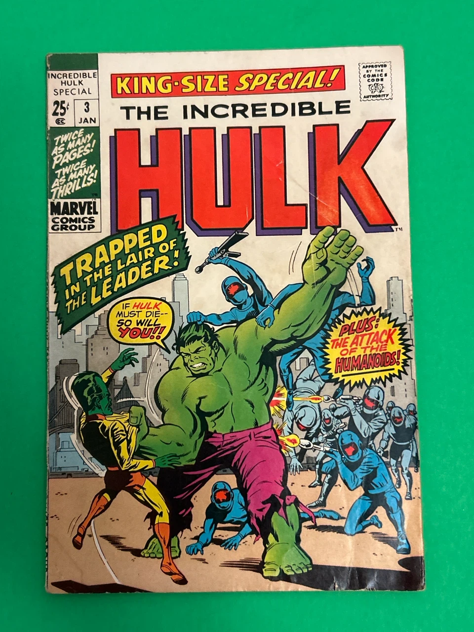 The Incredible Hulk King-Size  Special! #3 Comic Book