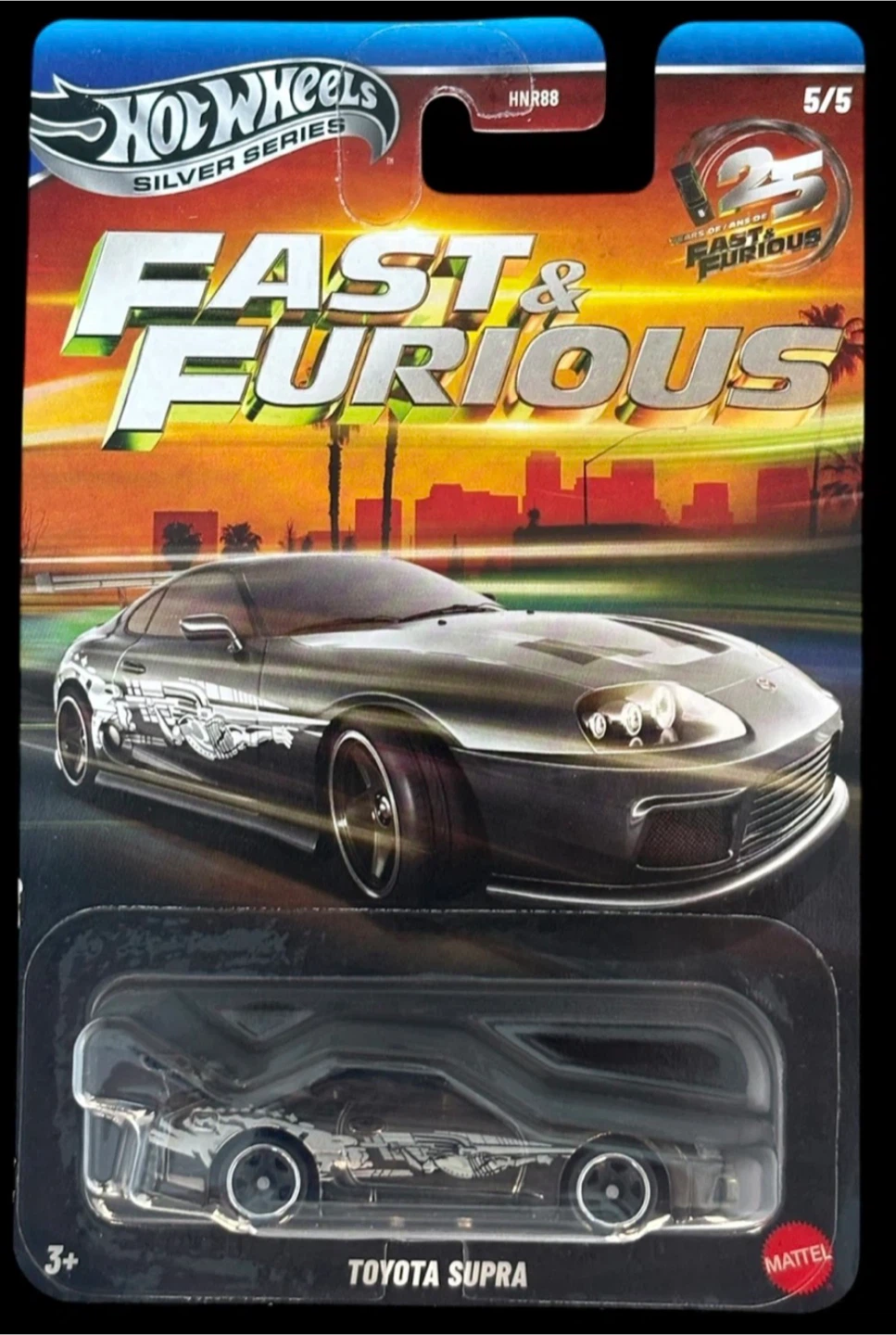 Hot Wheels Toyota Supra Silver Series