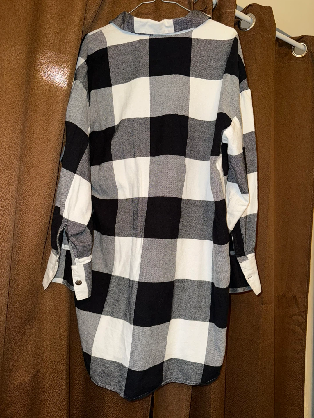 H&M Oversized Buffalo Plaid Shirt - photo 2
