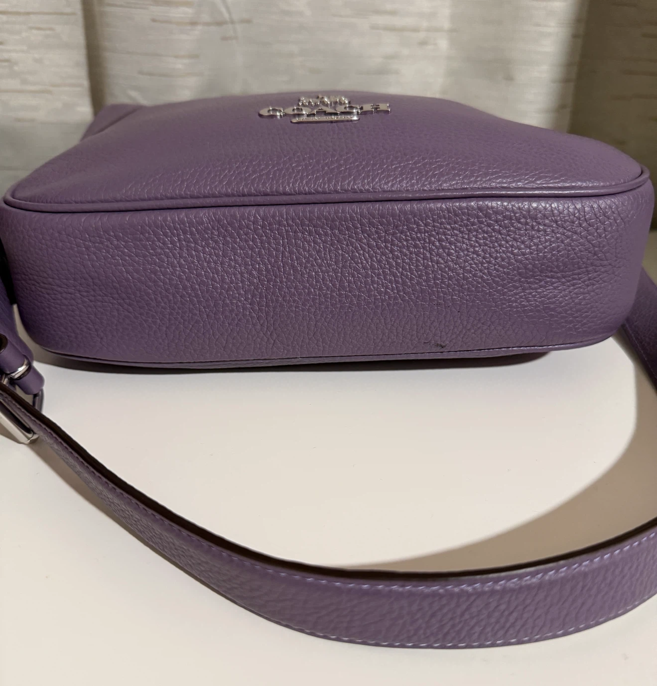 Coach New York Purple Leather Shoulder Bag - photo 3