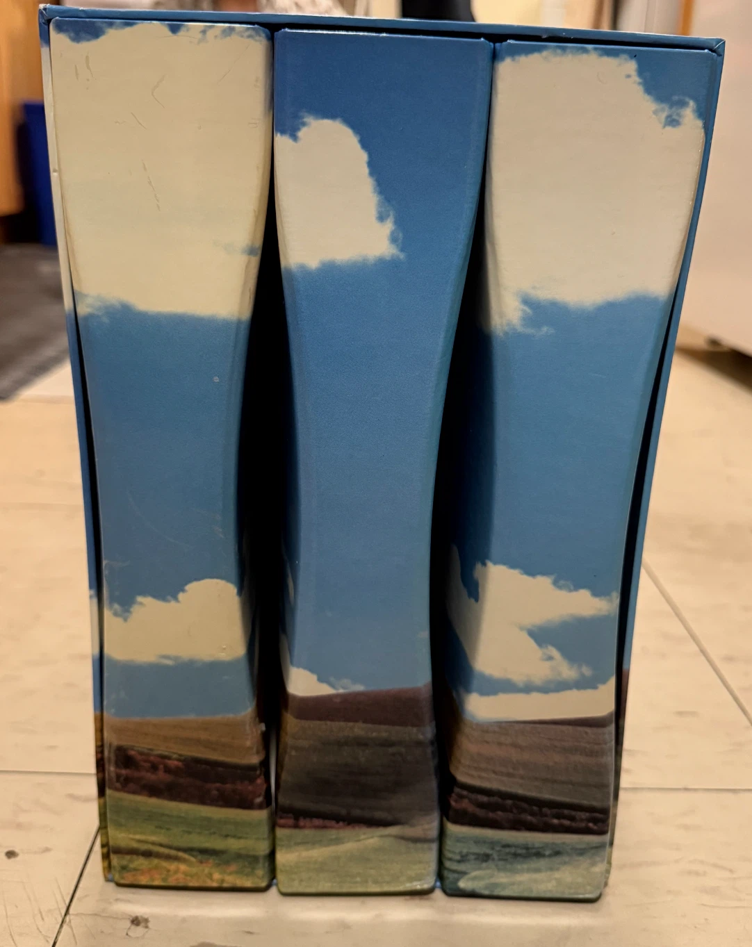 Set of 3 Landscape Binders with Holder