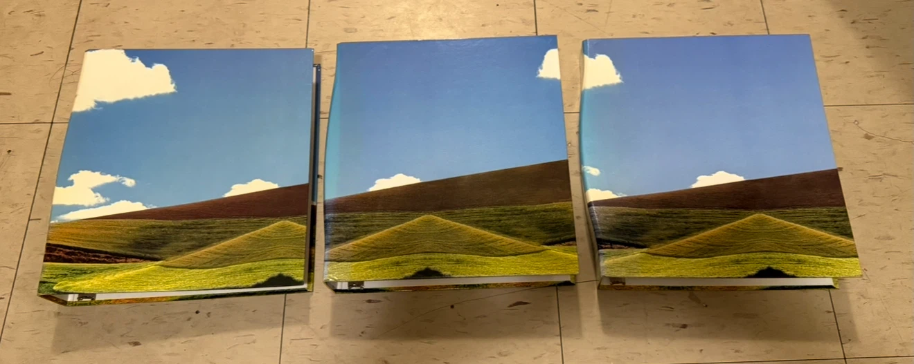 Set of 3 Landscape Binders with Holder - photo 2