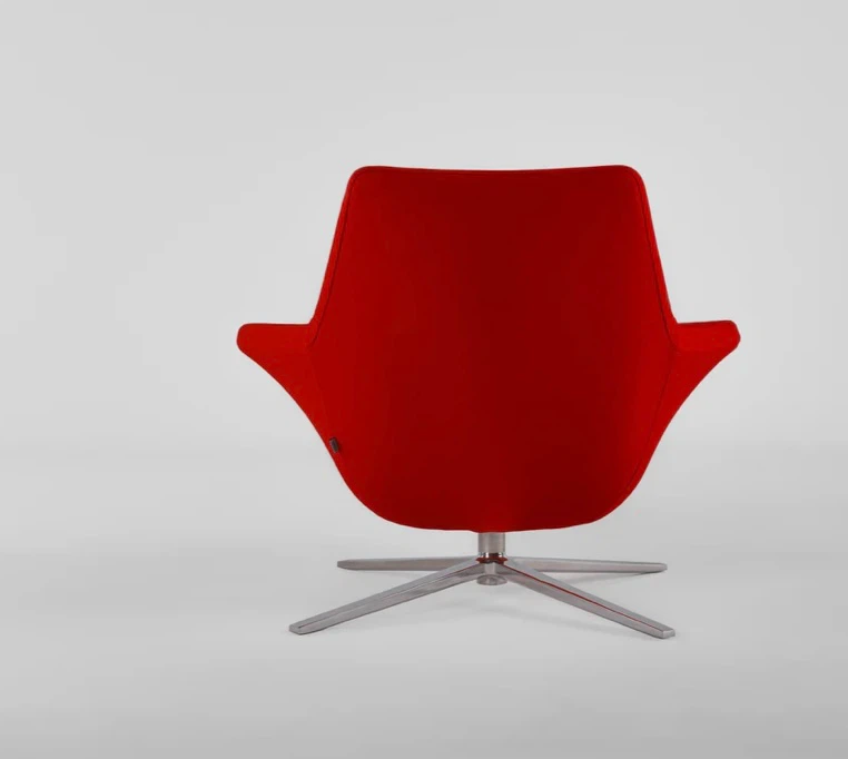 B&B Italia Red Swivel Armchair - photo 4