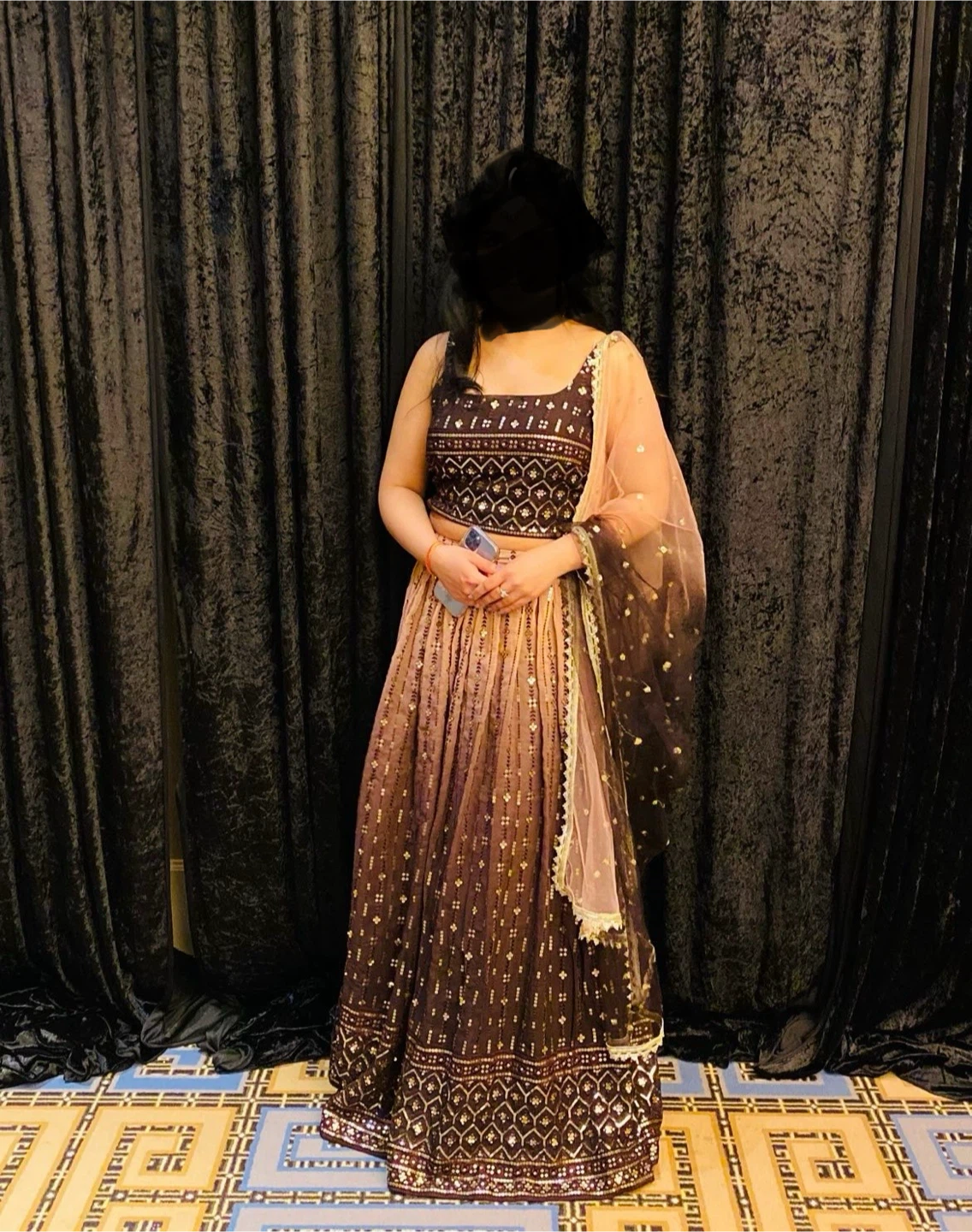 Embroidered Lehenga Choli with Dupatta