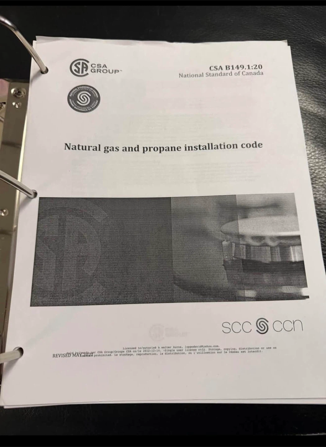 CSA B149.1-20 Natural Gas and Propane Installation Code