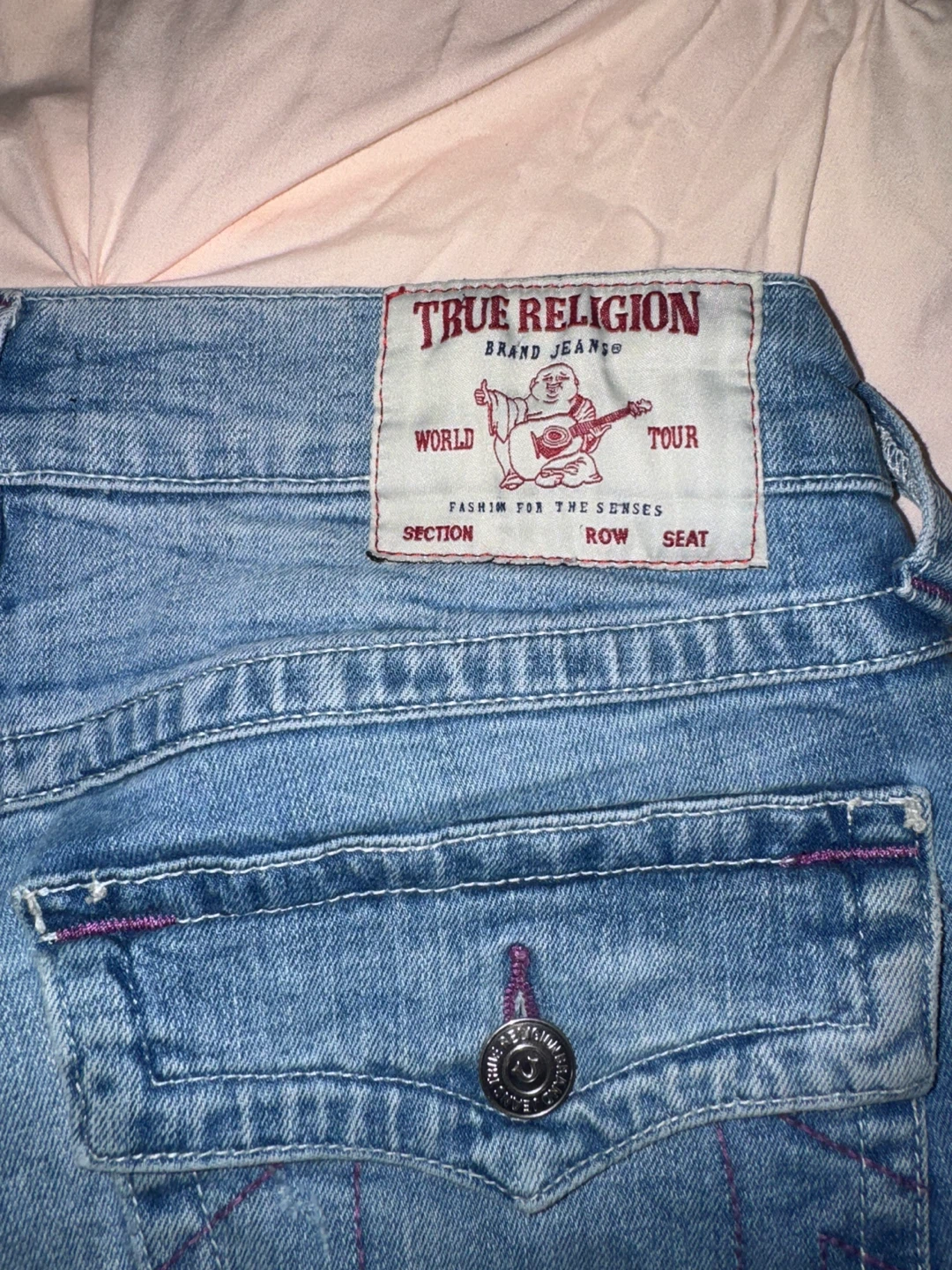 True Religion Geno Relaxed Slim Jeans Size 33 - photo 2