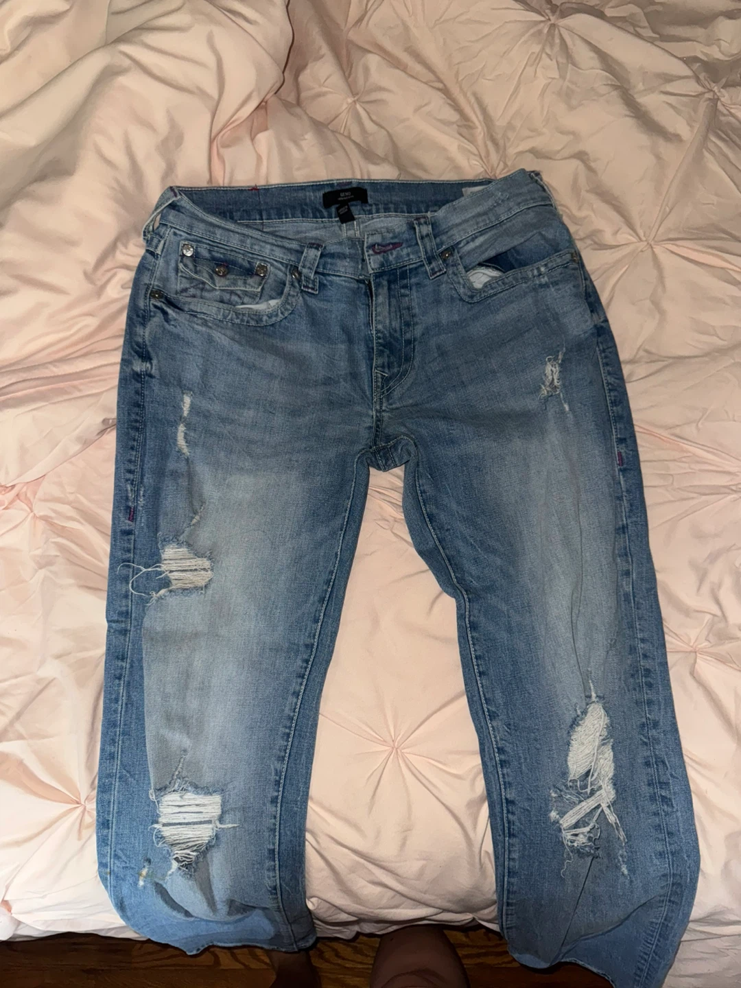 True Religion Geno Relaxed Slim Jeans Size 33 - photo 5
