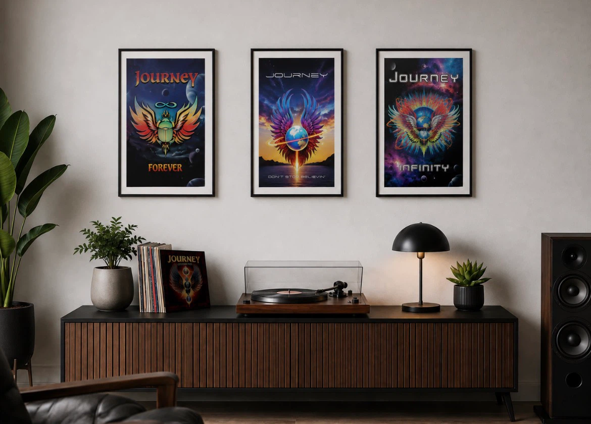 Journey VIP Poster Set of 3 Forever. New