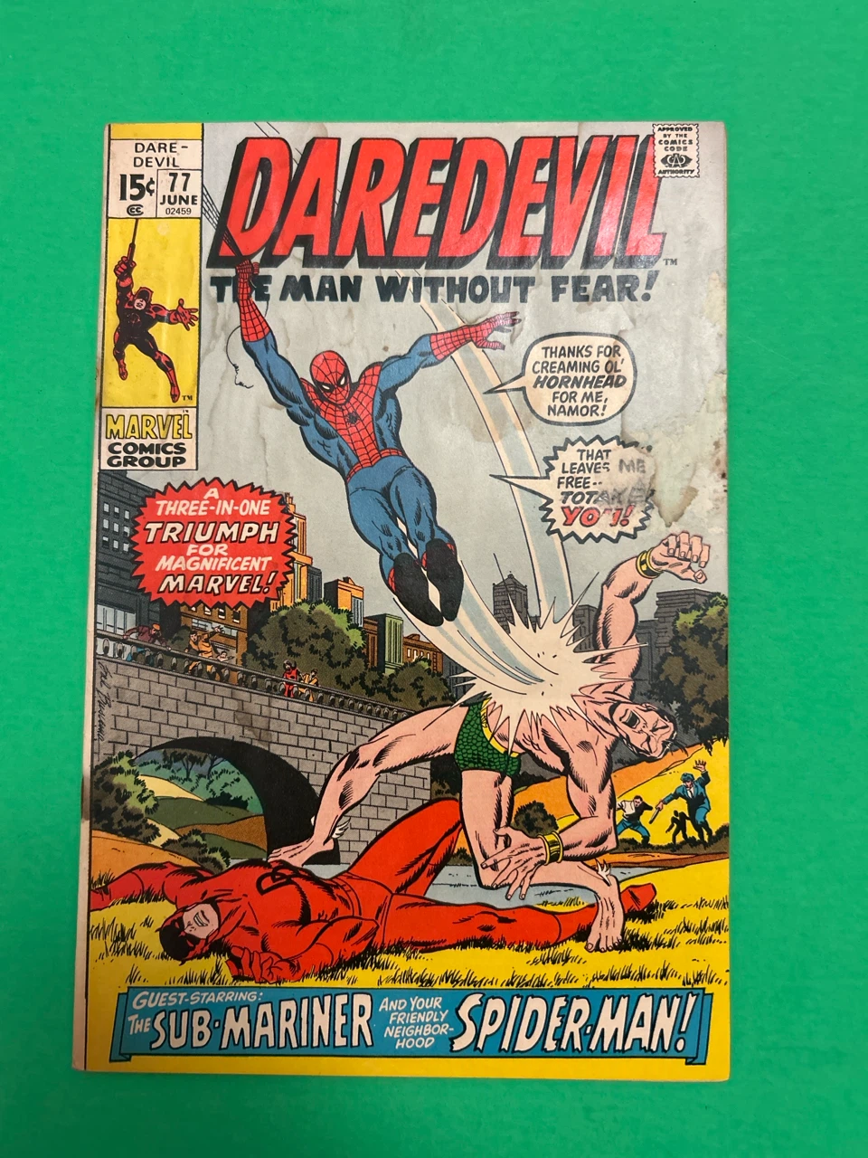 Daredevil #77 Amazing Spider-Man Comic Book