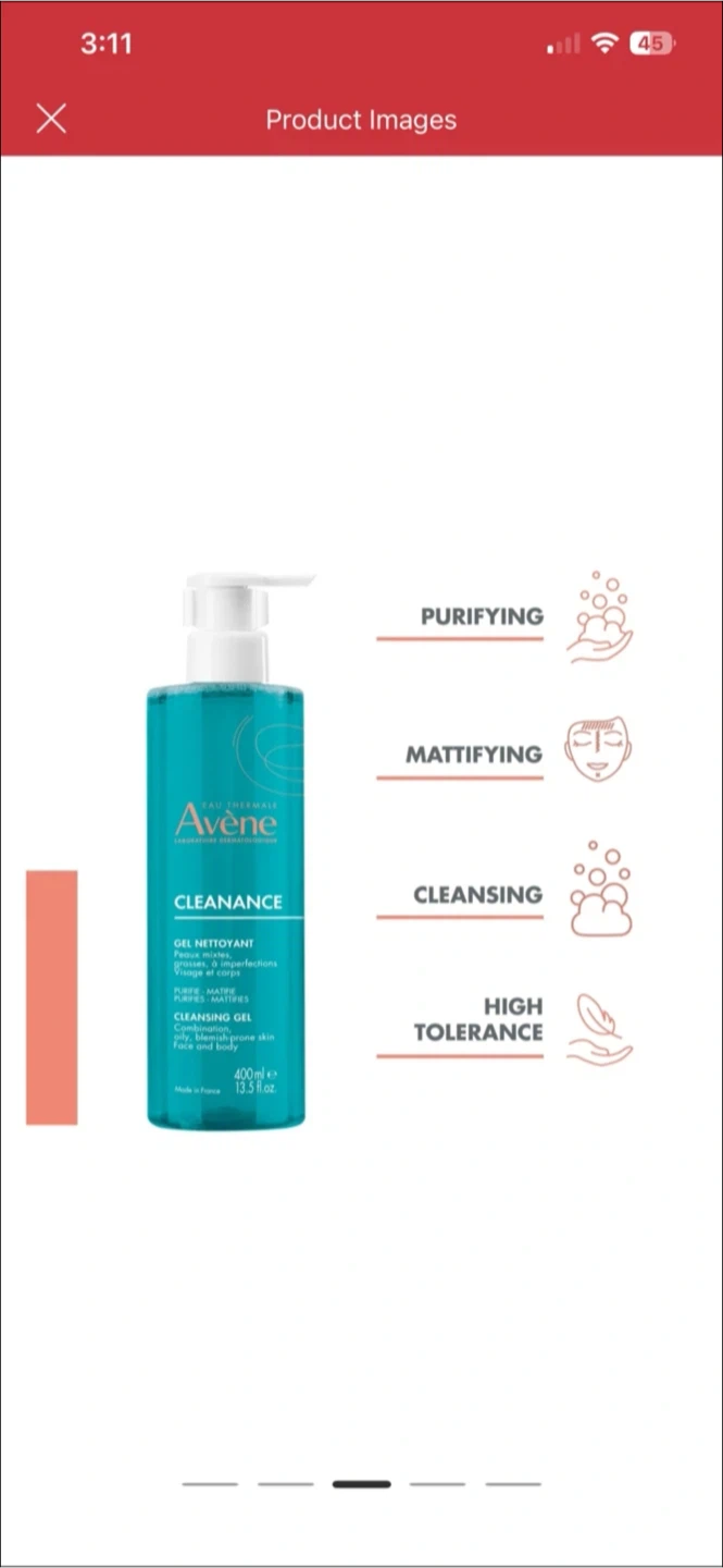 🆕 Avene Cleanance Cleansing Gel / Cleansing form 400ml ✨ - photo 5