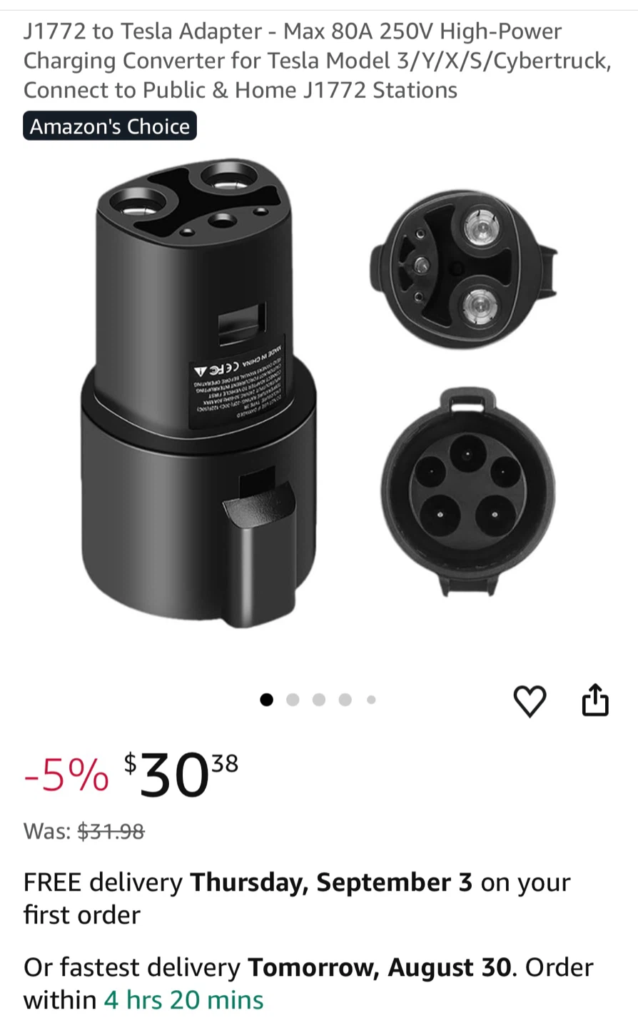 Tesla Charging Adapter