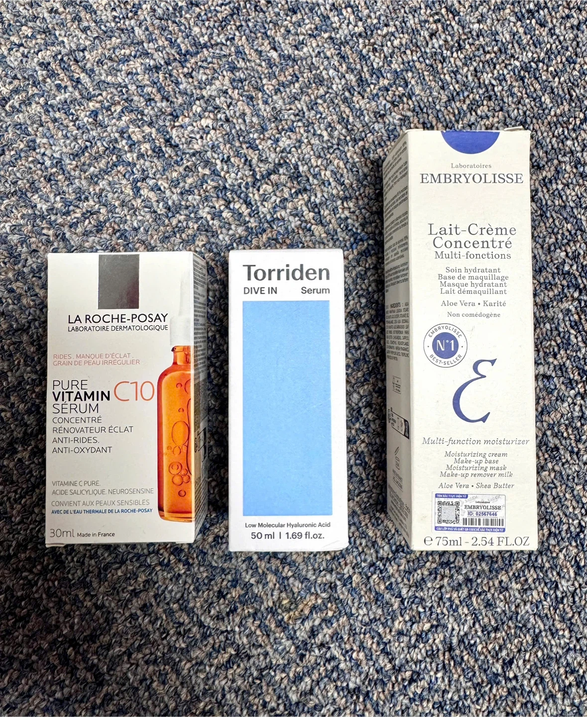 La Roche-Posay, Torriden, and Embryolisse Skincare