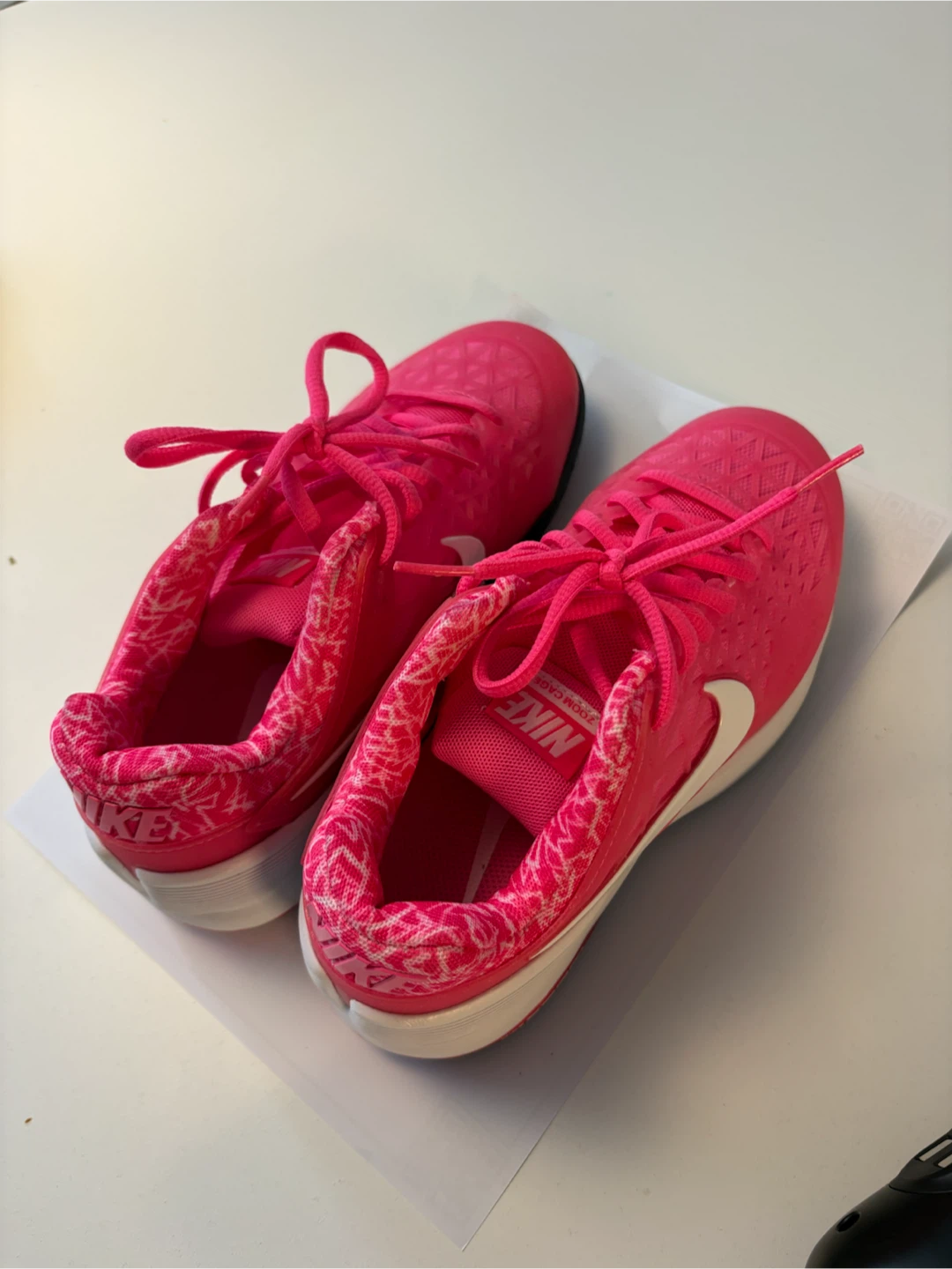 Nike Zoom Pink Tennis Shoes - photo 4