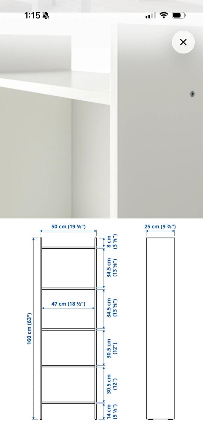 IKEA BAGGEBO Bookcase - White - photo 3