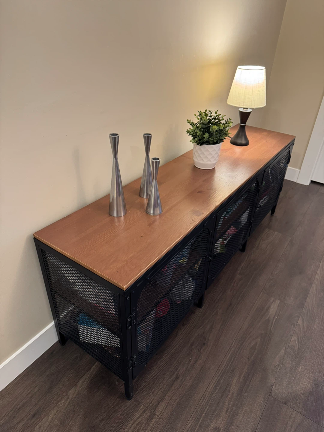 Industrial IKEA FJÄLLBO TV Bench / Media Console - photo 2