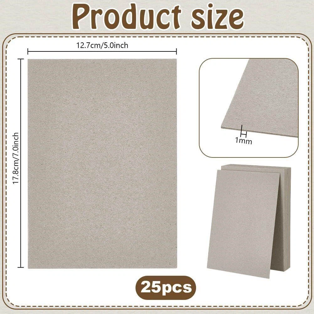 20 pcs 11.75"x8.5" Book Board Chipboard - photo 2
